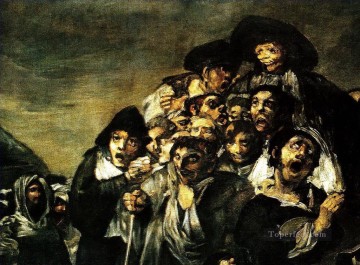 Francisco goya Painting - La Romería de San Isidro detalle Francisco de Goya